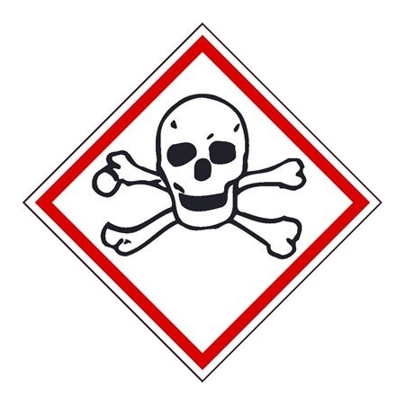 Nmc Toxic Ghs Label, Width: 4" GHS2054ALV2